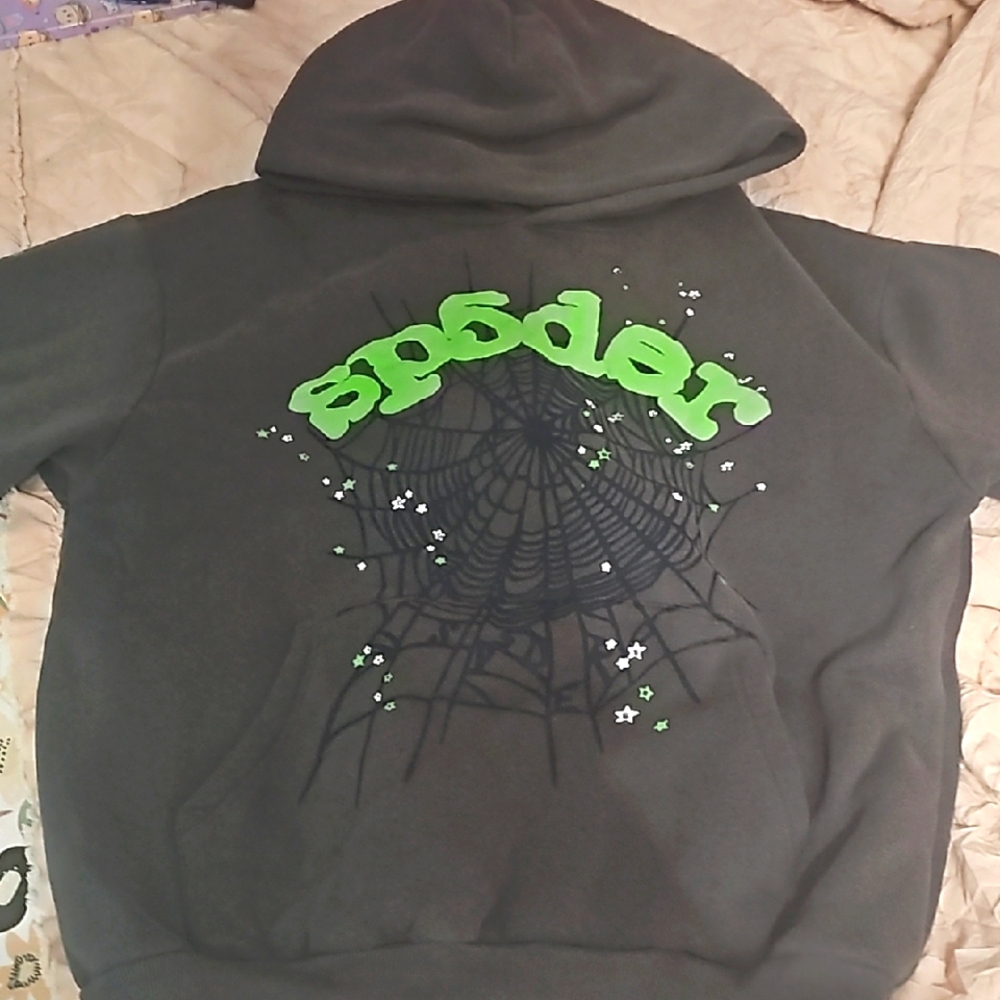 Sp5der wait web hoodie